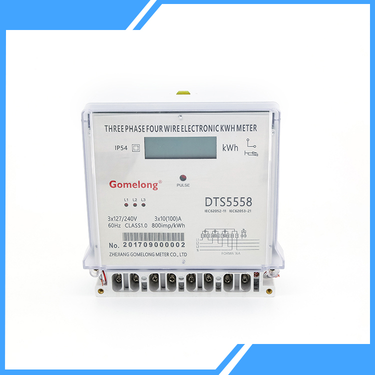 สามเฟส LCD Digital Kwh Meter พร้อม CT